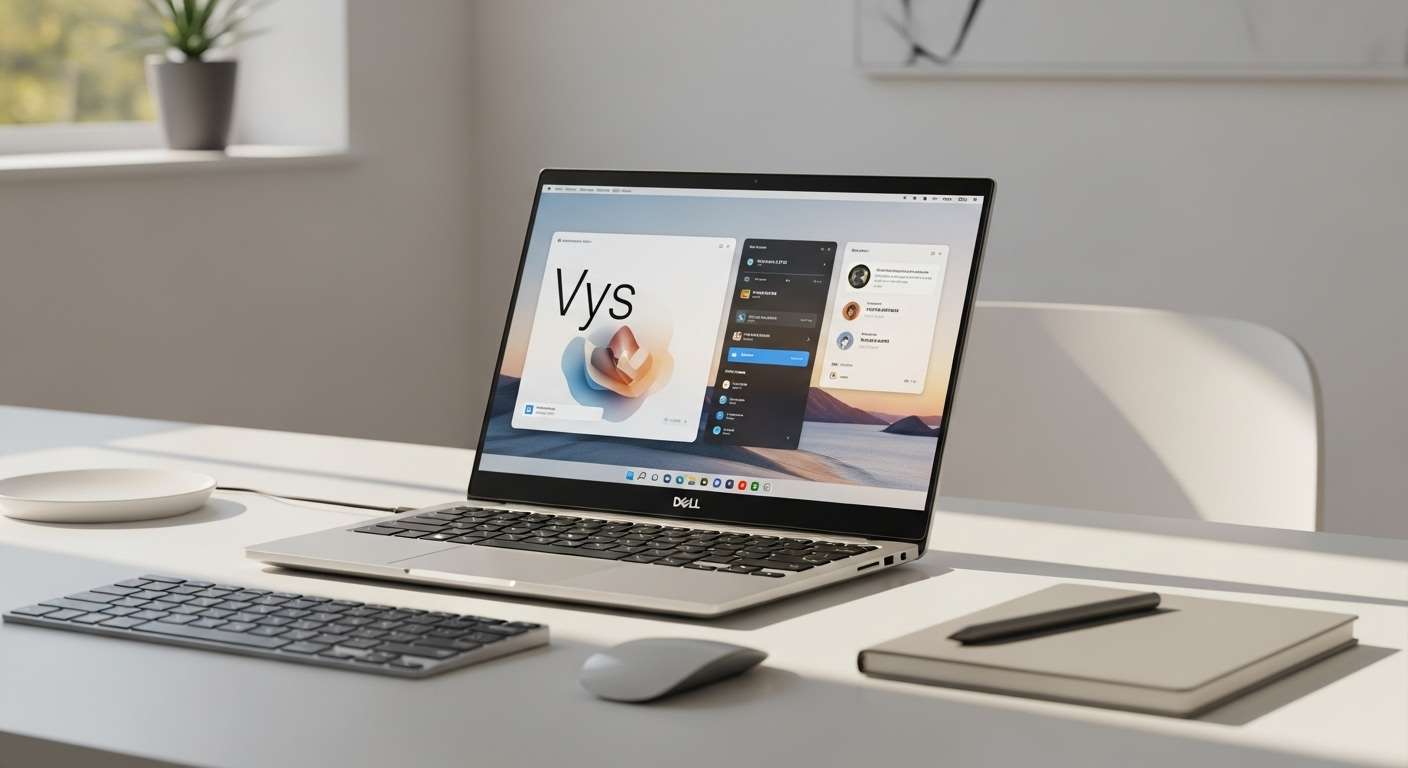 VastSoft Dell XPS 14 design minimalista e interface de toque