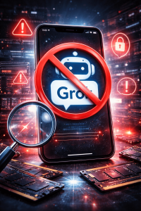 VastSoft Grok sob Fogo Cruzado IA de Elon Musk sofre novo bloqueio