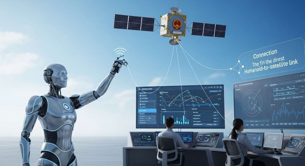 VastSoft Robo humanoide chines realiza primeira conexao direta com satelite