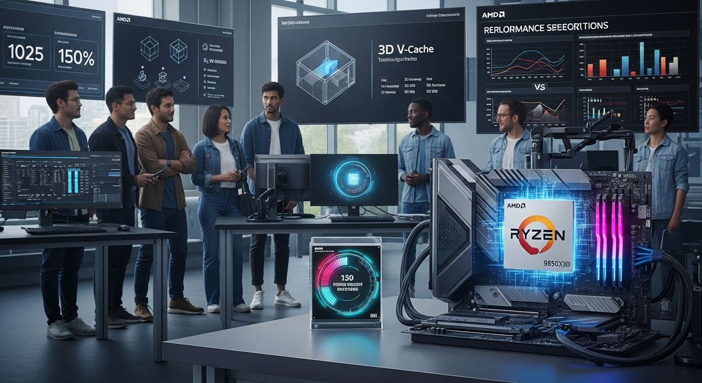 VastSoft AMD revoluciona o Hardware com o novo Ryzen 7 9850X3D