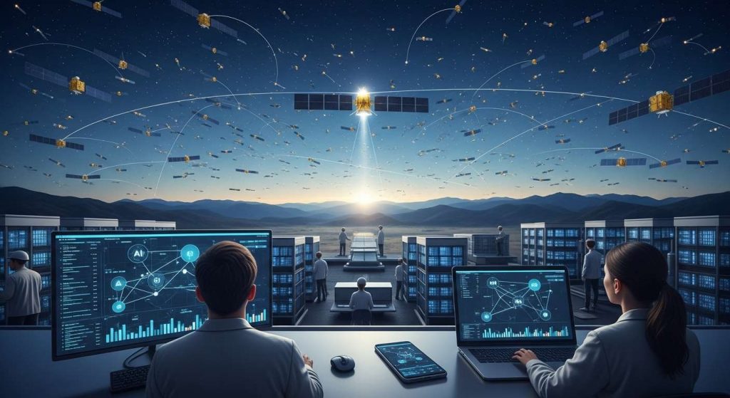 VastSoft Aposta de Musk usa 1 milhão de satélites para Inteligência Artificial