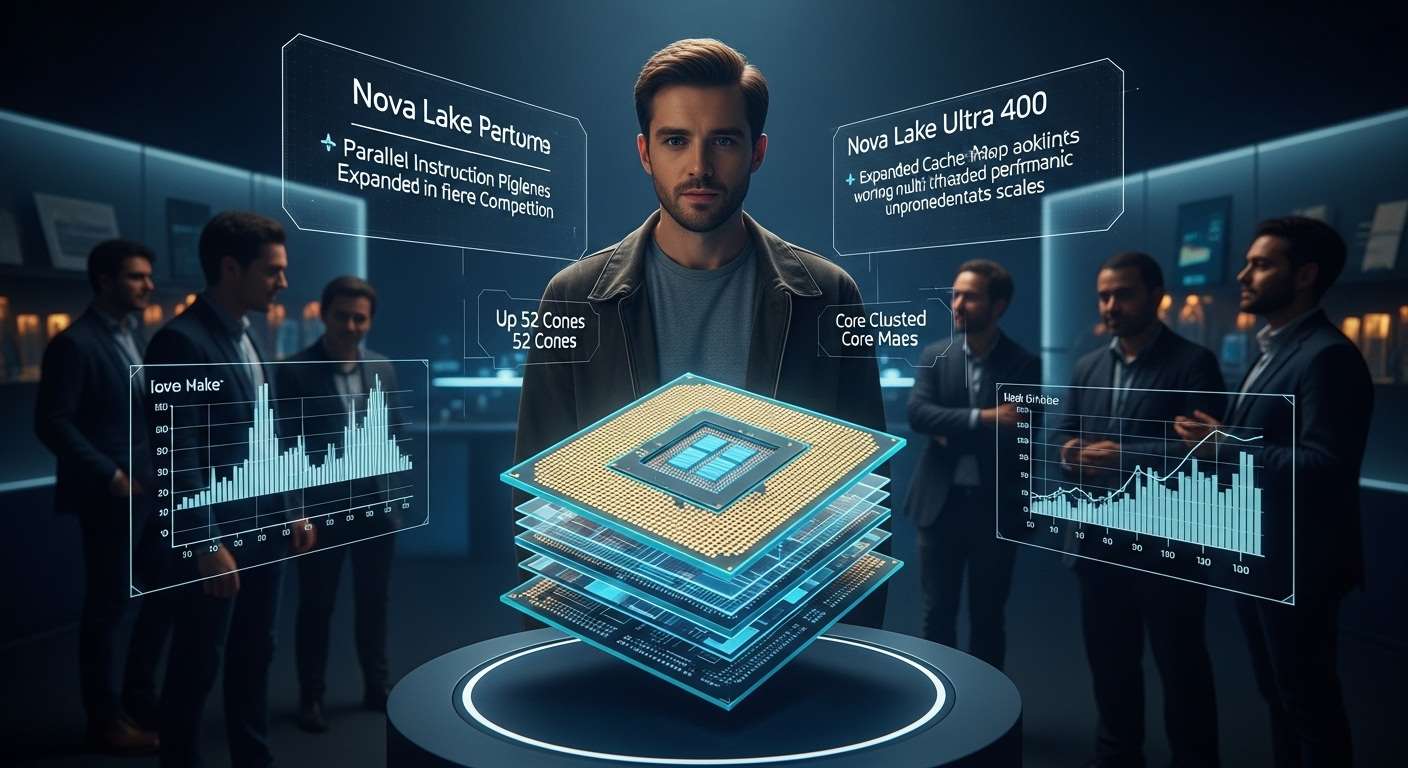 VastSoft Intel Core Ultra 400: Nova Lake e até 52 núcleos para desafiar a AMD em 2026