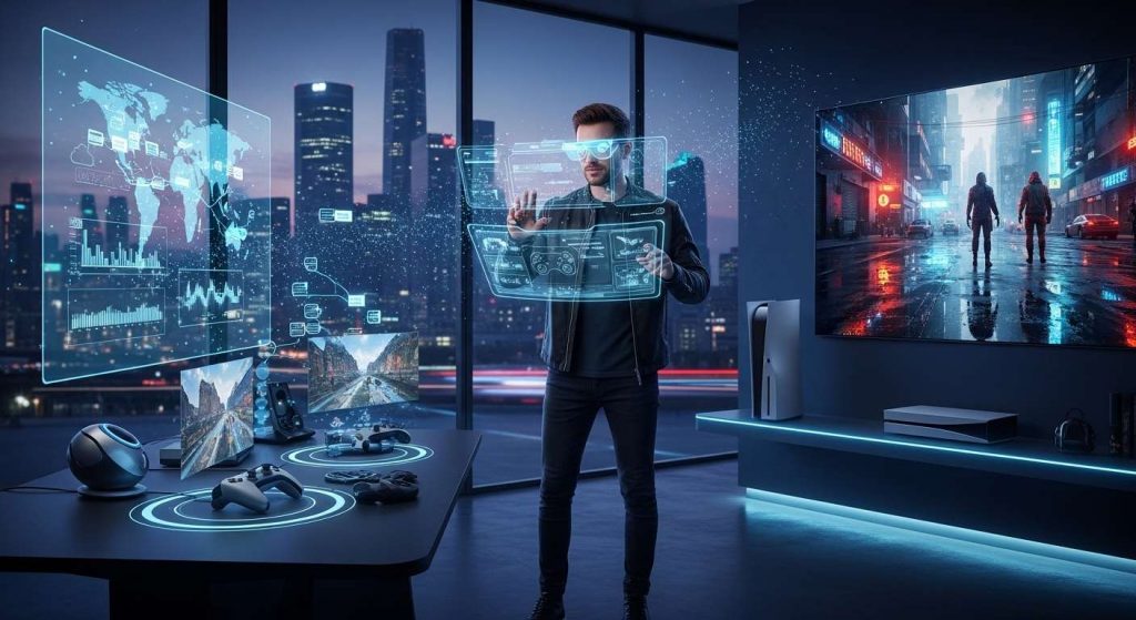 VastSoft O Futuro dos Games em 2026 Consoles, Nuvem e Inteligência Artificial