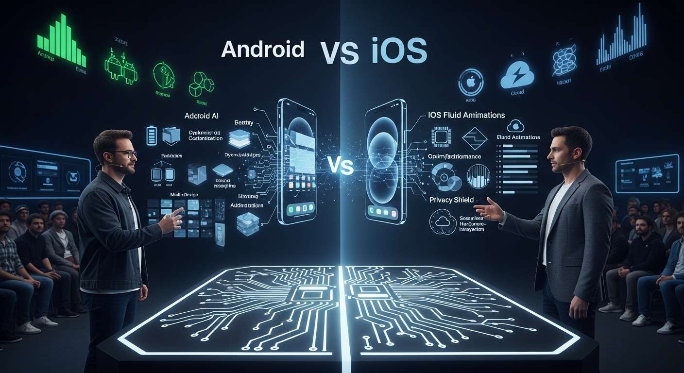 VastSoft Smartphone em 2026 Android vs iOS em 2026