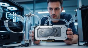 VastSoft Luxo no Intermediário: A nova GPU Intel com Water Cooler da Maxsun