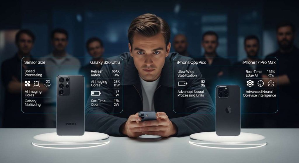 VastSoft Samsung Galaxy S26 Ultra vs iPhone 17 Pro Max