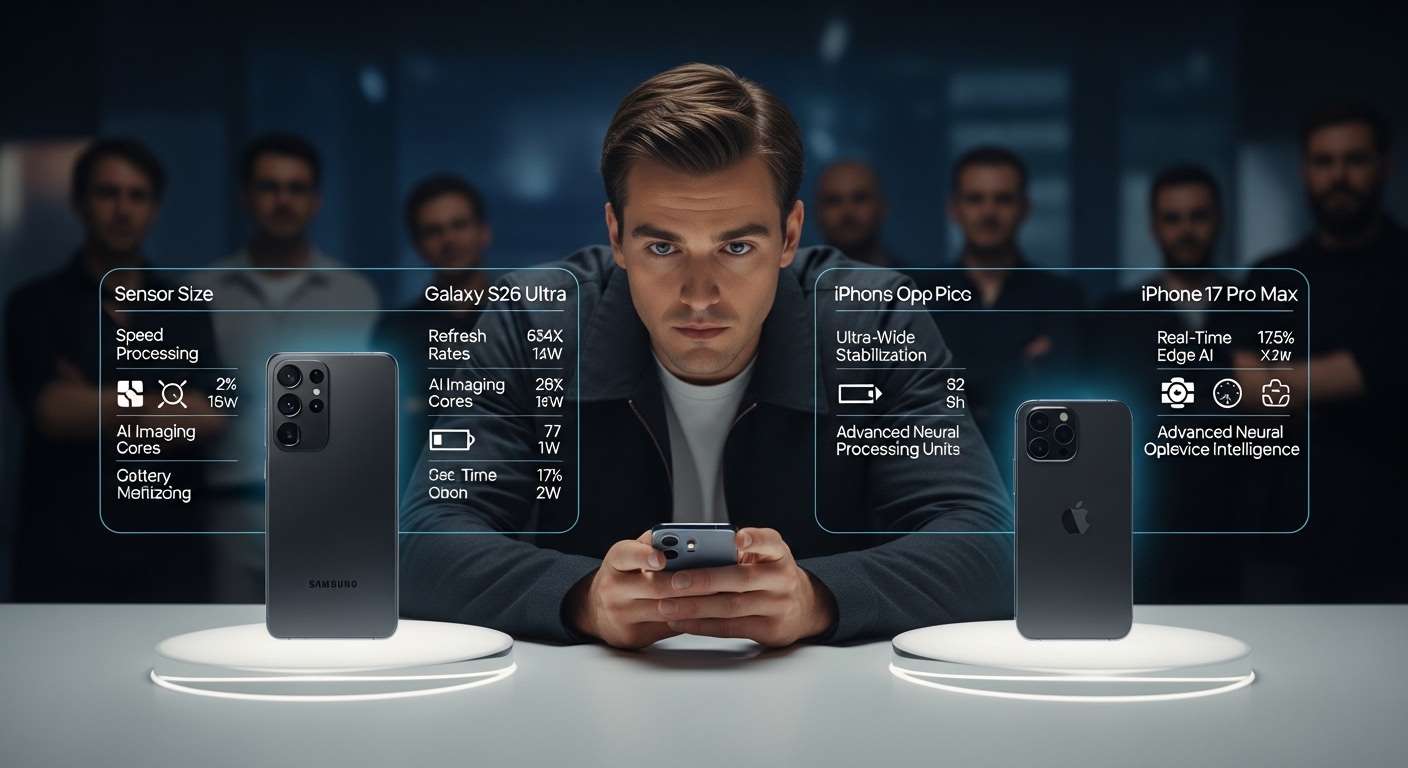 VastSoft Samsung Galaxy S26 Ultra vs iPhone 17 Pro Max