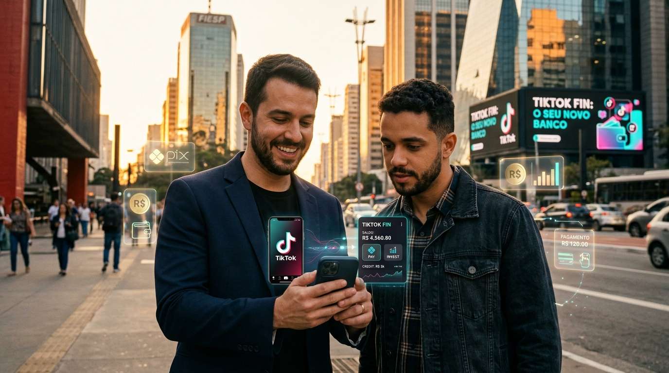 O plano do TikTok para o mercado financeiro O plano do TikTok para o mercado financeiro